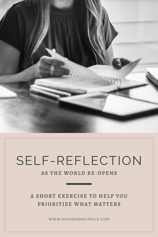 Self-Reflection as the World Re-Opens