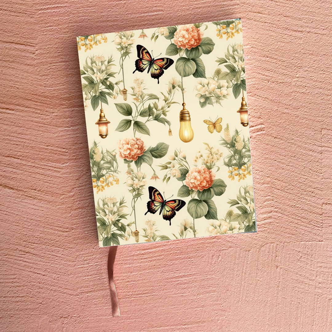 Undated 12-Month Weekly Planner - Butterflies