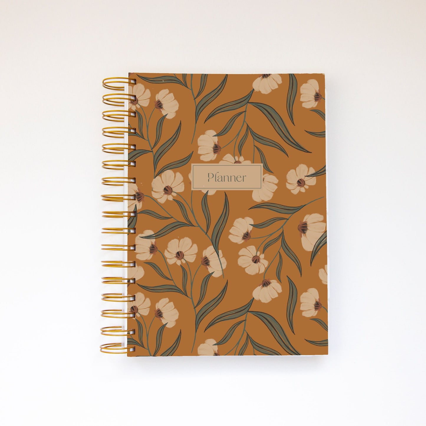 Weekly Planner - Mustard Floral