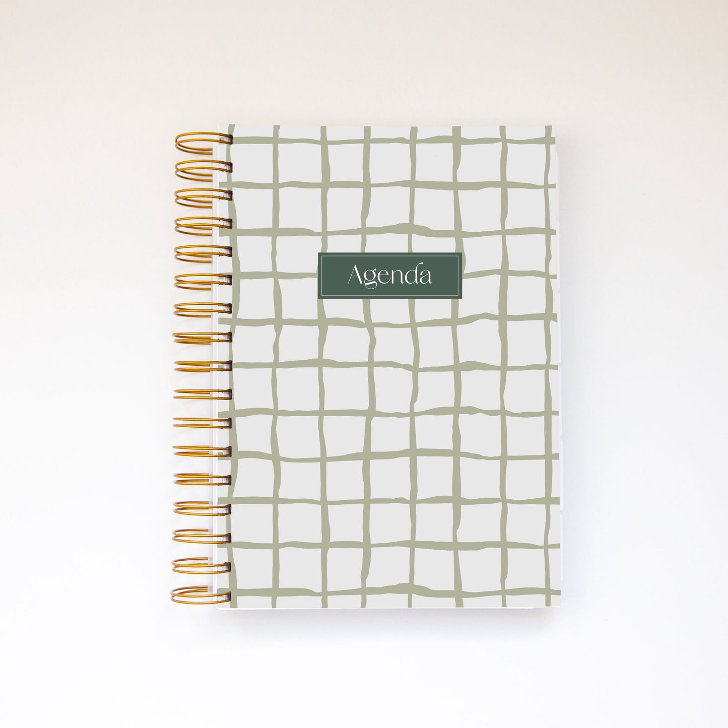 Weekly Planner - Green Grid