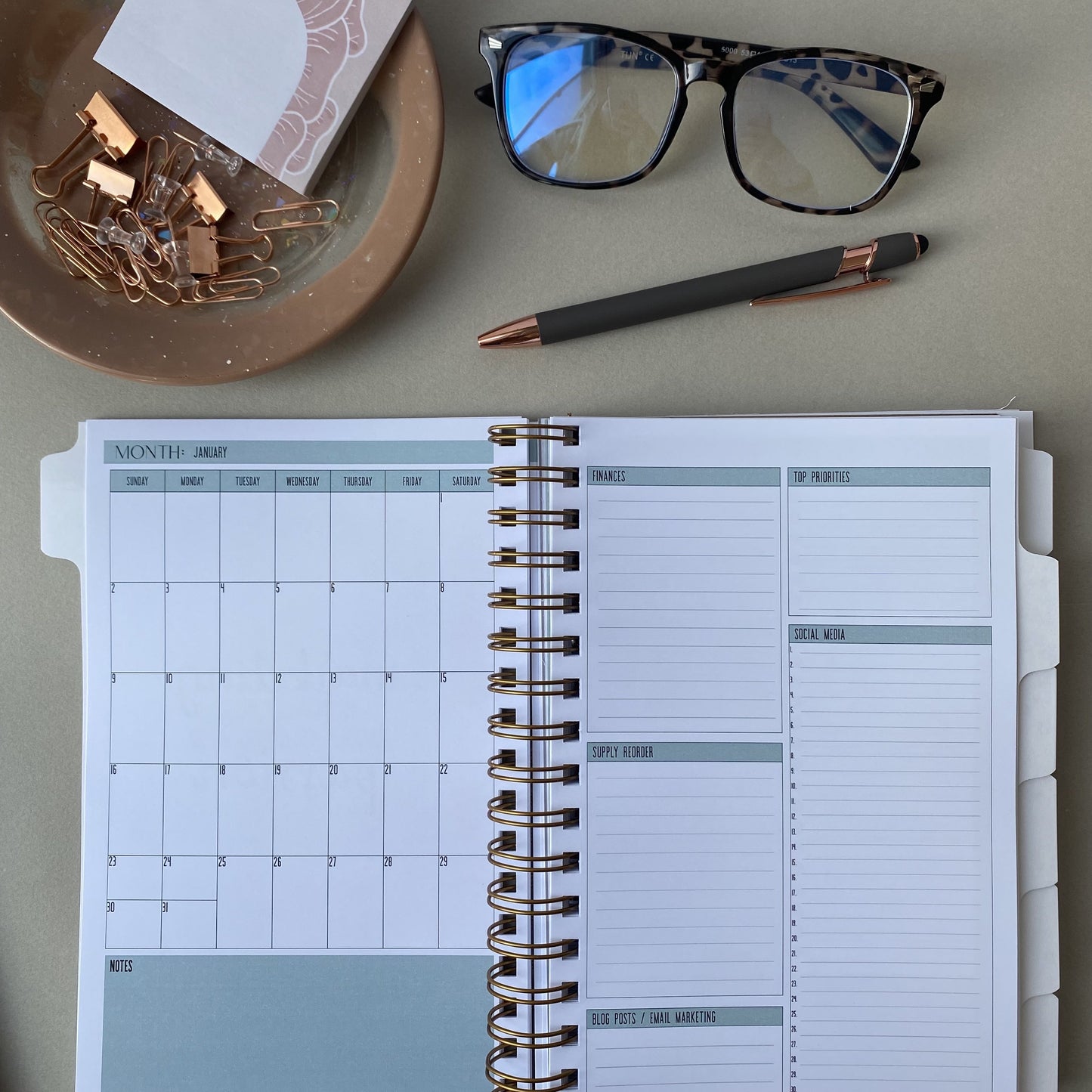 Small Business Planner - You Got This Emerald