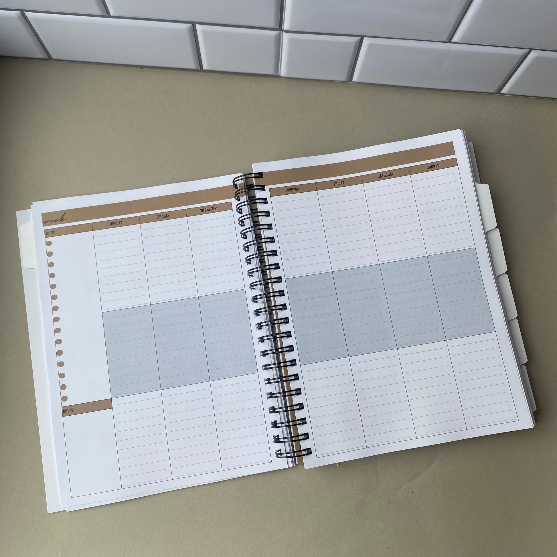 6-Month Daily Planner – Sound & Circle