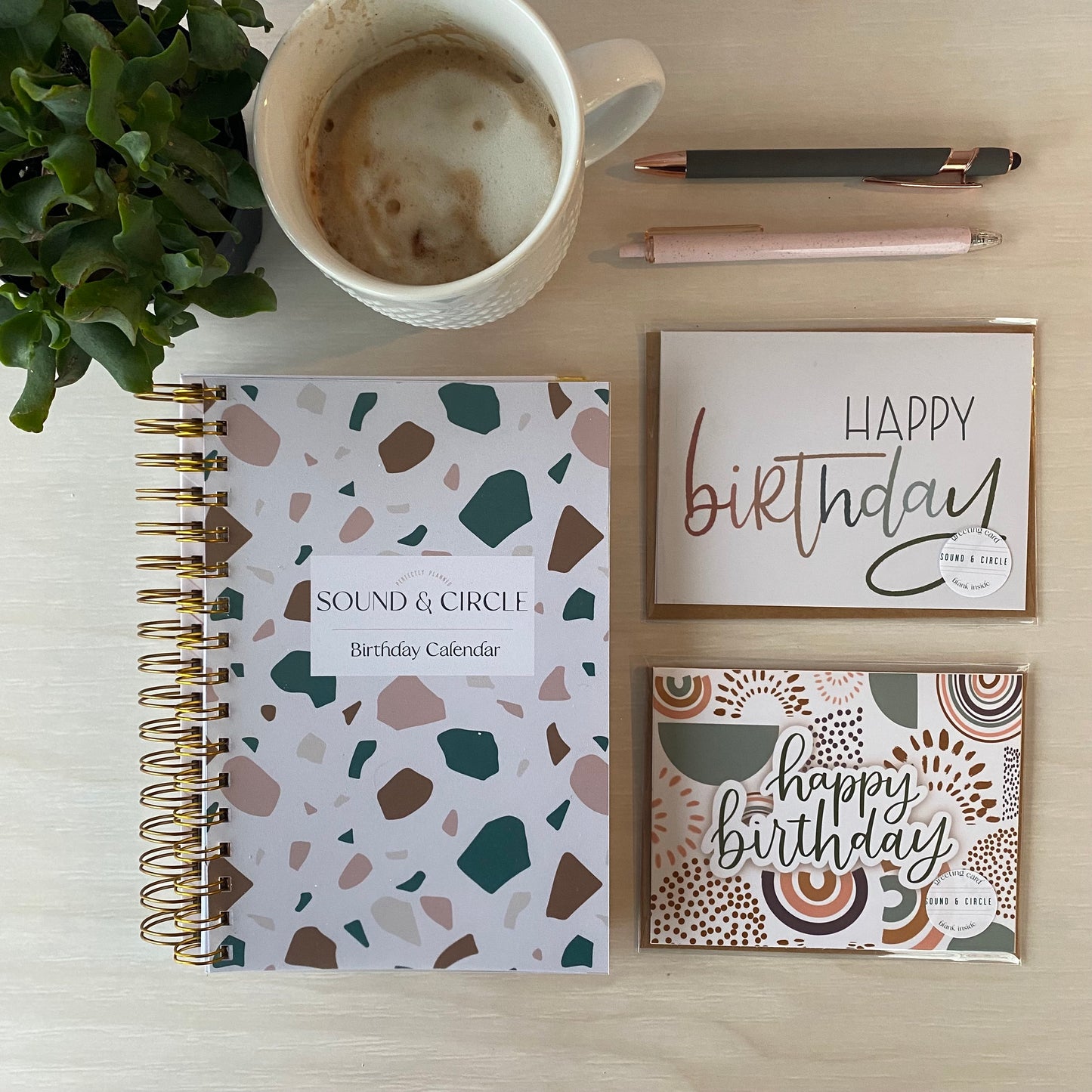 Birthday Calendar Notebook