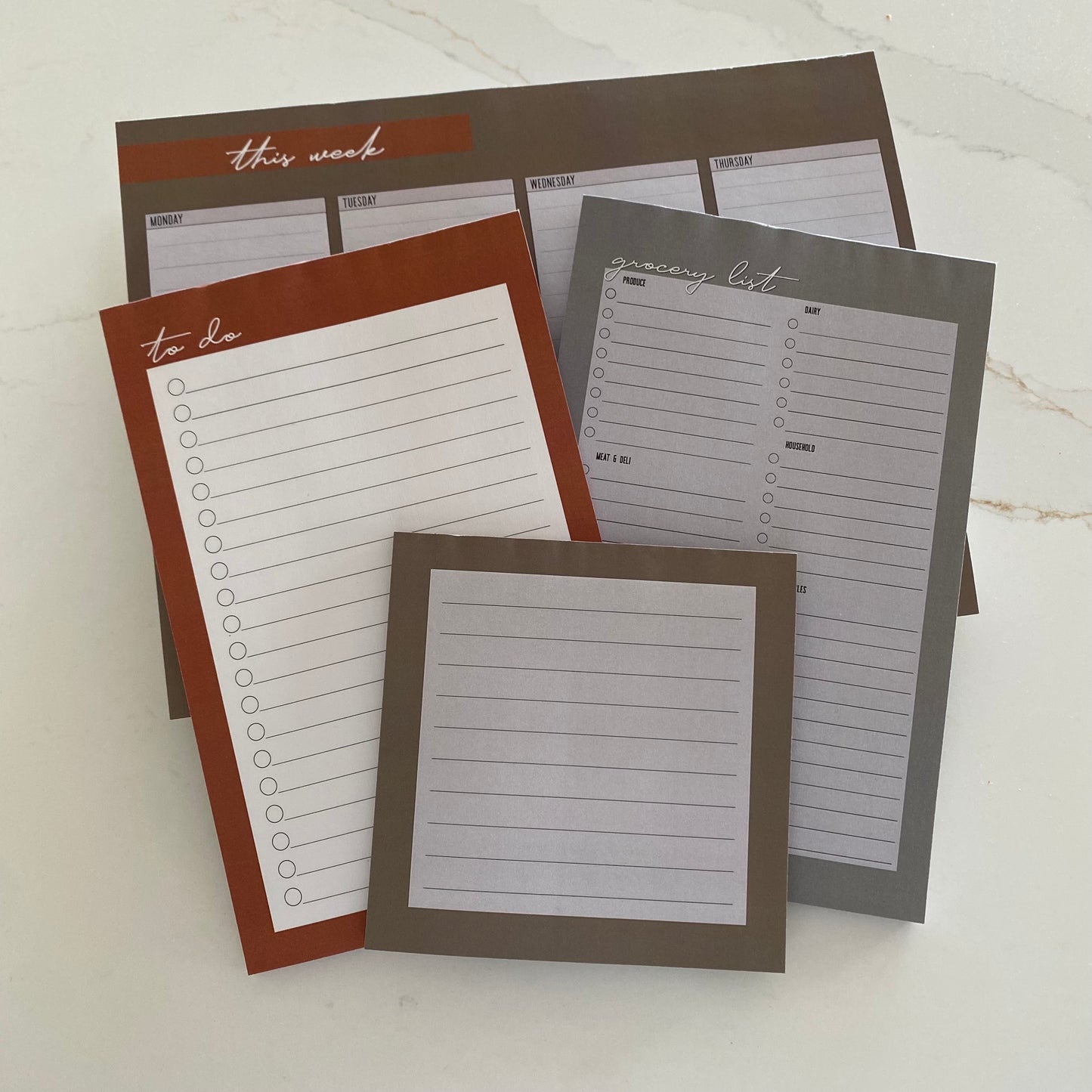 3-Notepad Bundle - Simply Classic