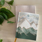 Glue-Bound Notebook - Mountains