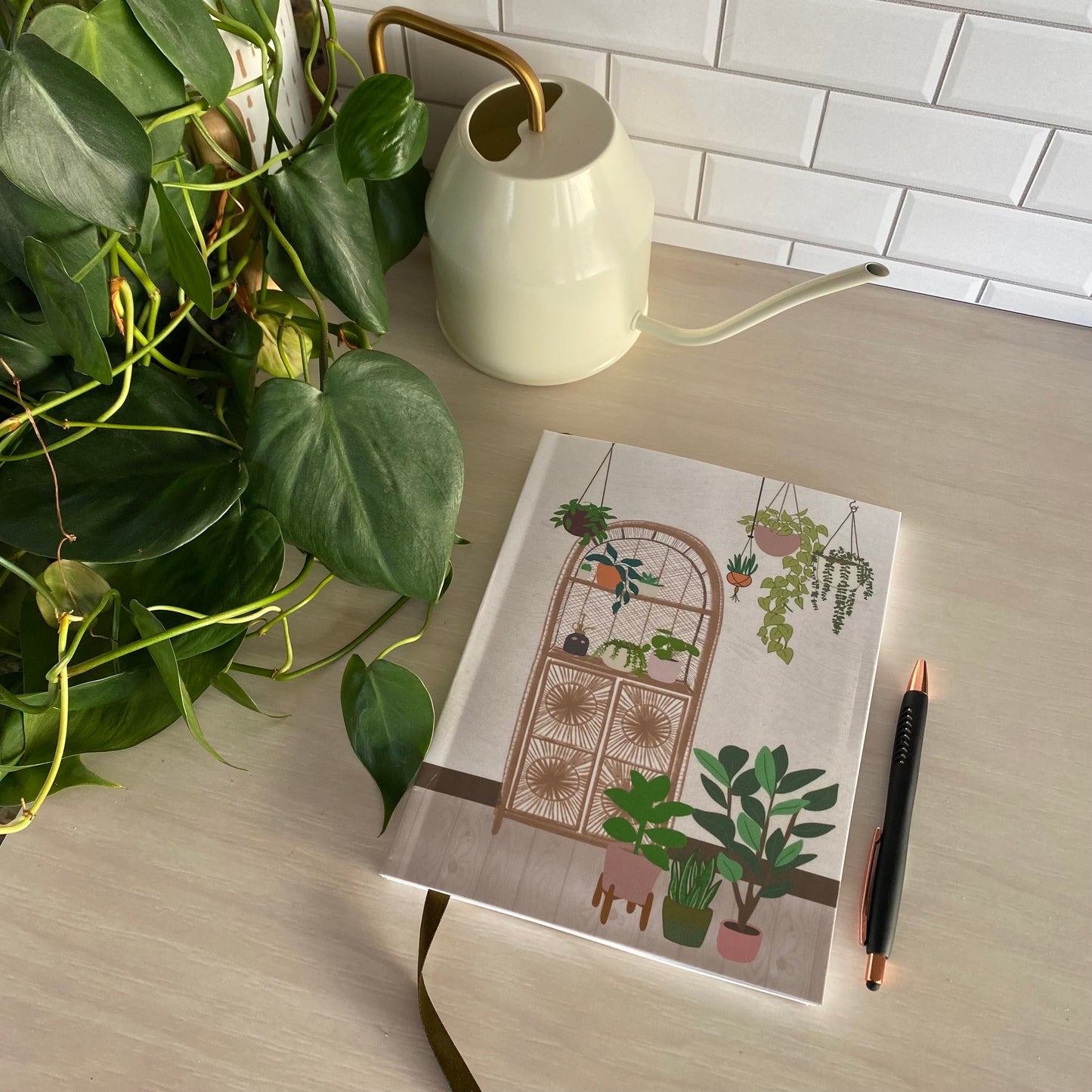 Plant Log Book - Glue-Bound Notebook