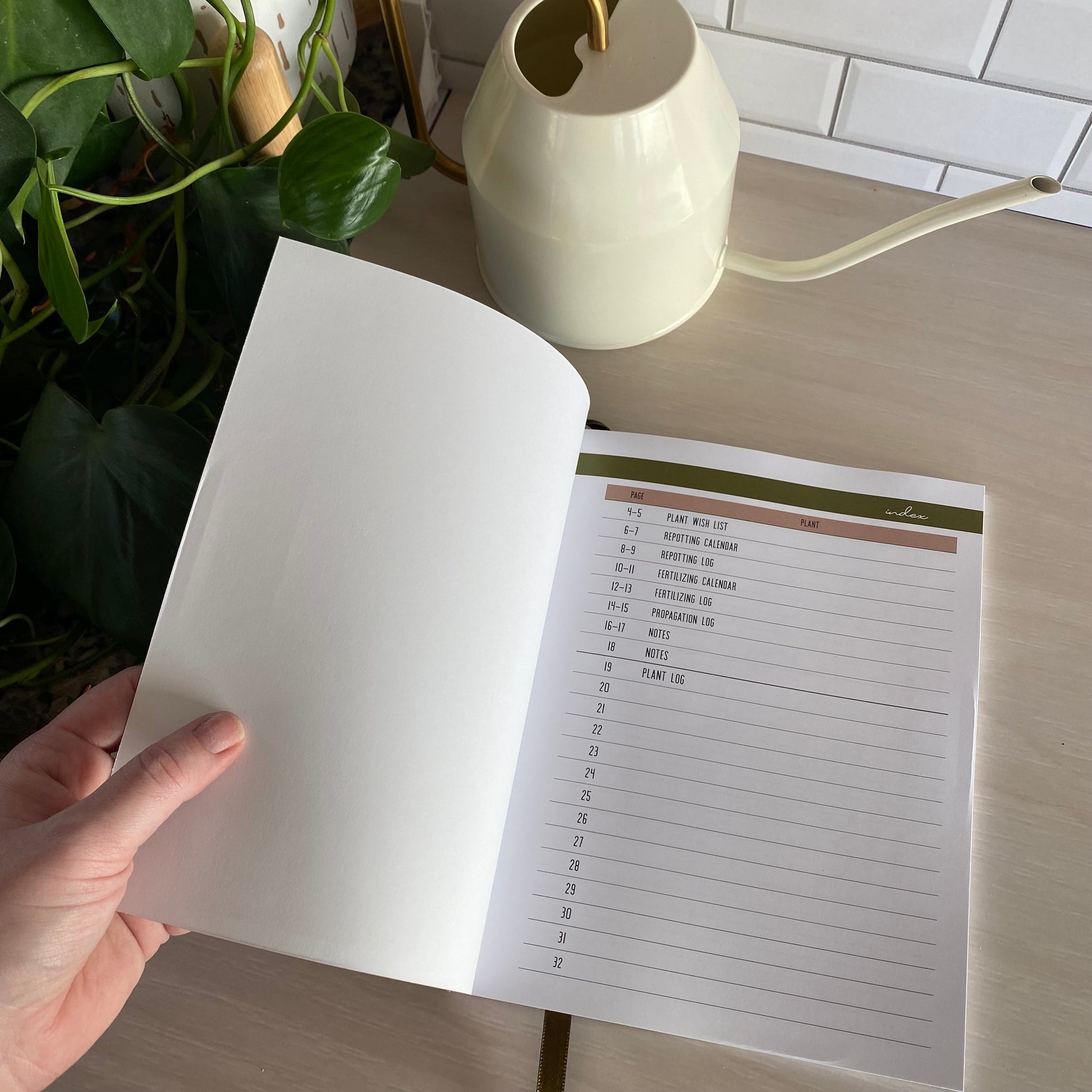 Plant Log Book - Glue-Bound Notebook – Sound & Circle