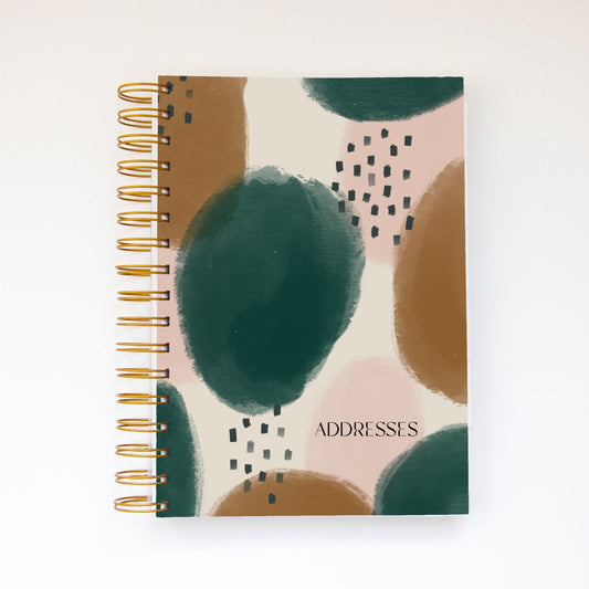Address Book - Brush Strokes