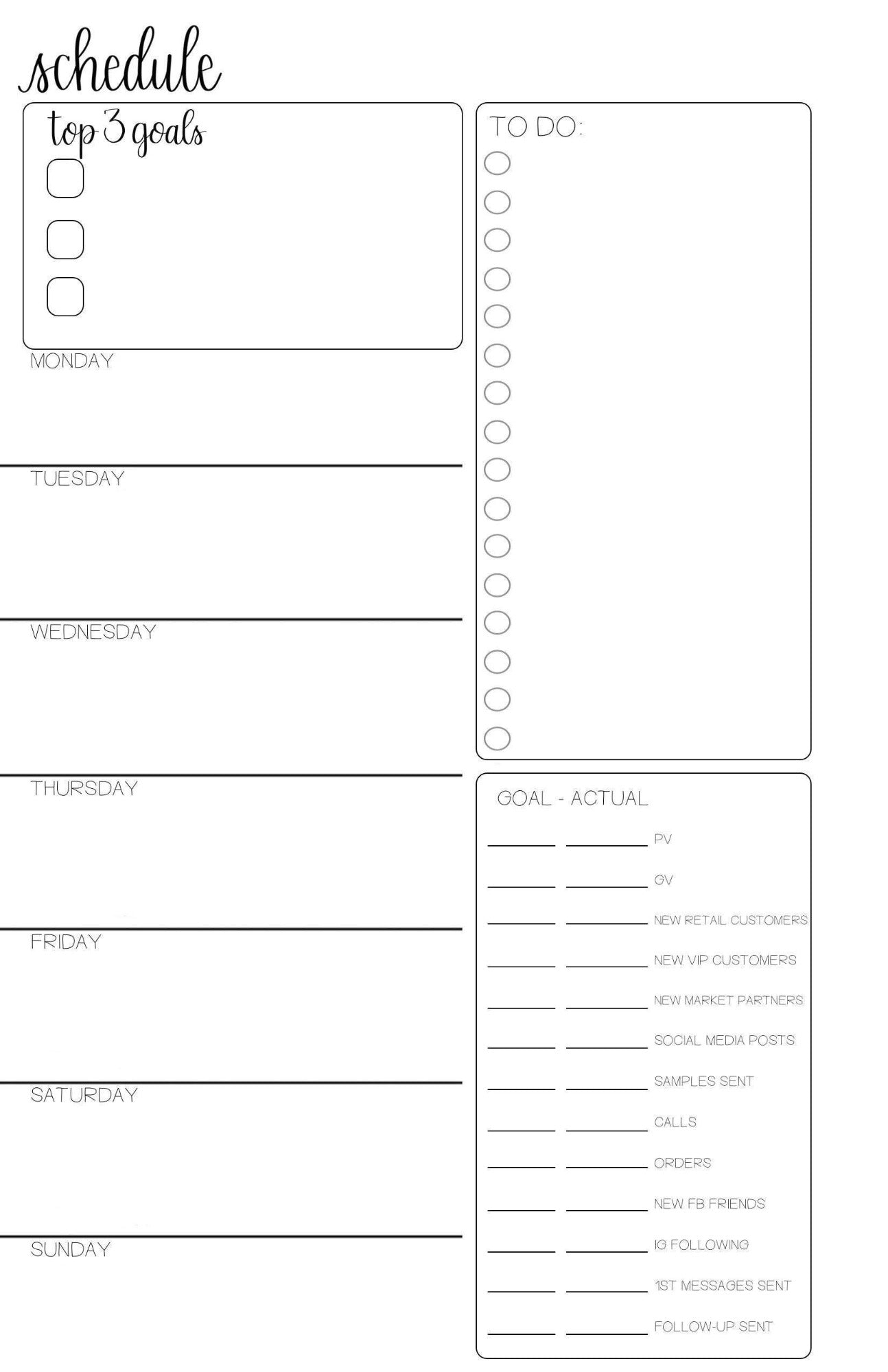 monat-hair-customizable-planner-schedule