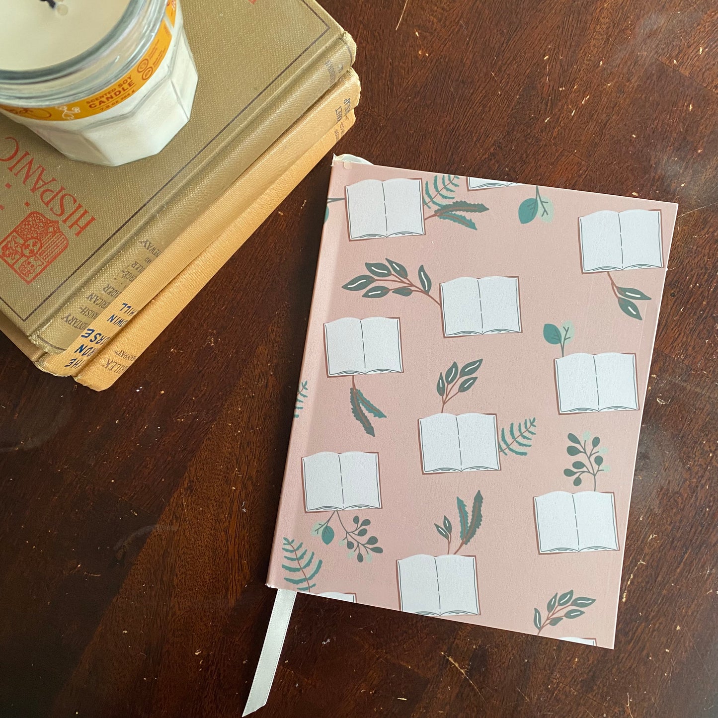 Book Journal - Glue-Bound Notebook - Open Book