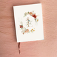 Custom Glue-Bound Notebook - Floral Initial